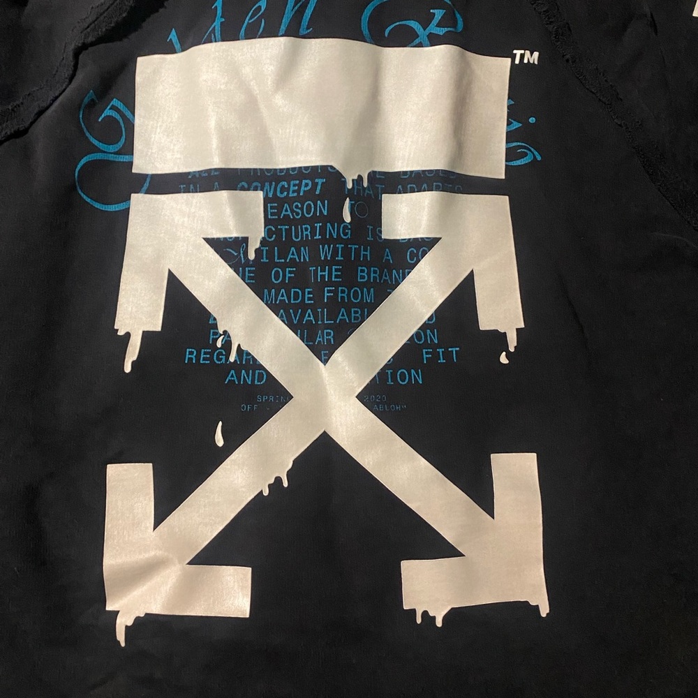 AUTHENTIC Off white over sized hoodie